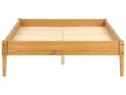 Bett ohne Kopfteil Kiefernholz VEYRAC 120 x 200 cm Hellbraun_1099076