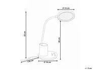 LED Desk Lamp VELA with Dimmer Light Beige_1019232