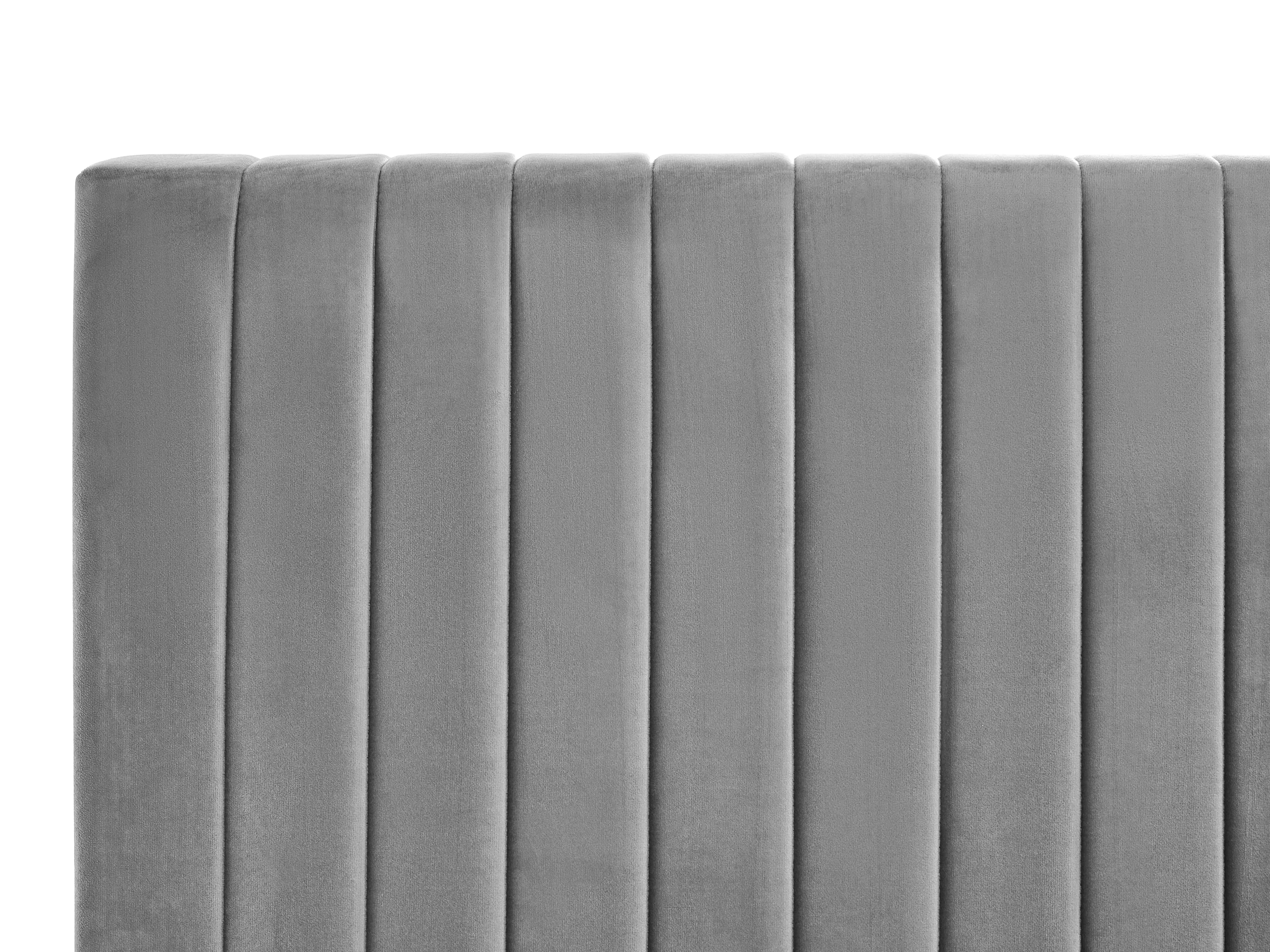 Postelja s prostorom za shranjevanje VION Žamet Siva 120 x 200 cm_1062864