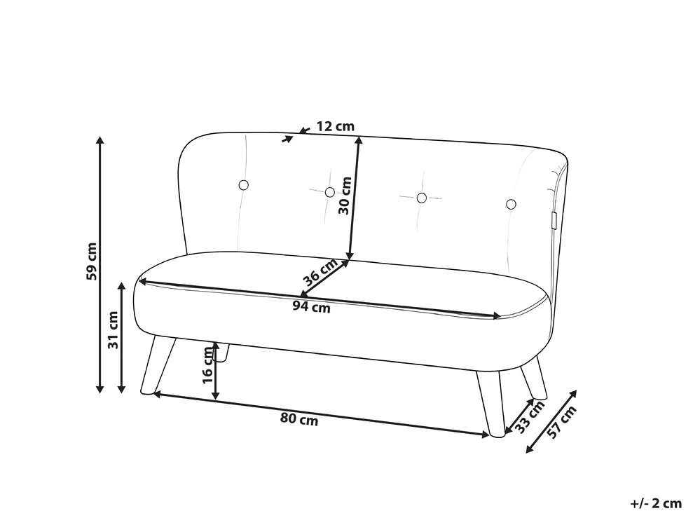Kindersofa LOTE Bouclé Beige_1055563