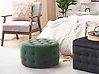 Pouf TAMPA Samtstoff Dunkelgrün