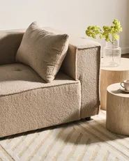 Eckmodul AXEBO Bouclé Beige_1075989
