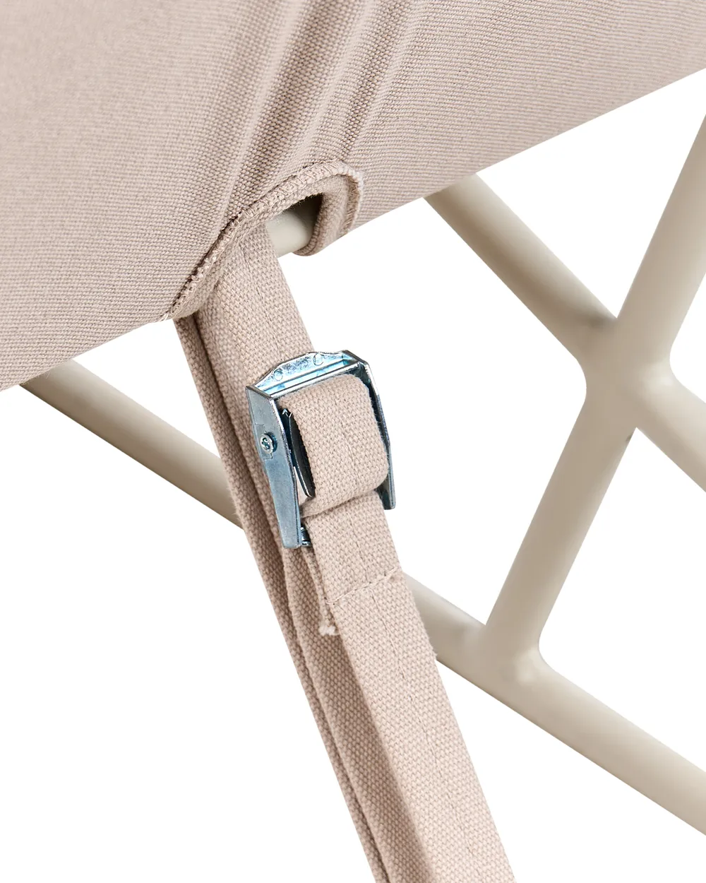 Stuhl mit Sitzkissen PICO Metall Hellbeige_1012904