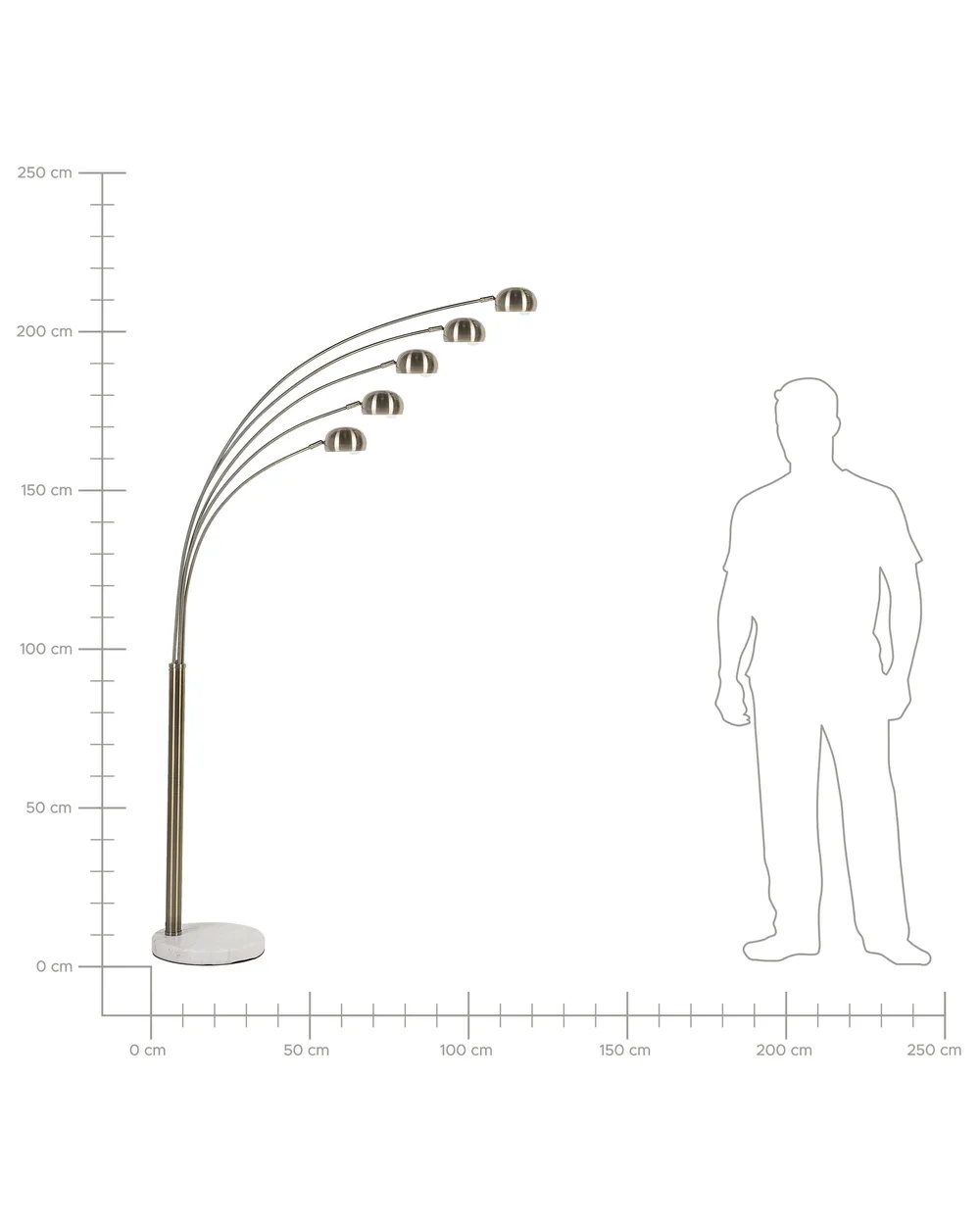Stehlampe FLINDERS verstellbar Metall Gold_860718