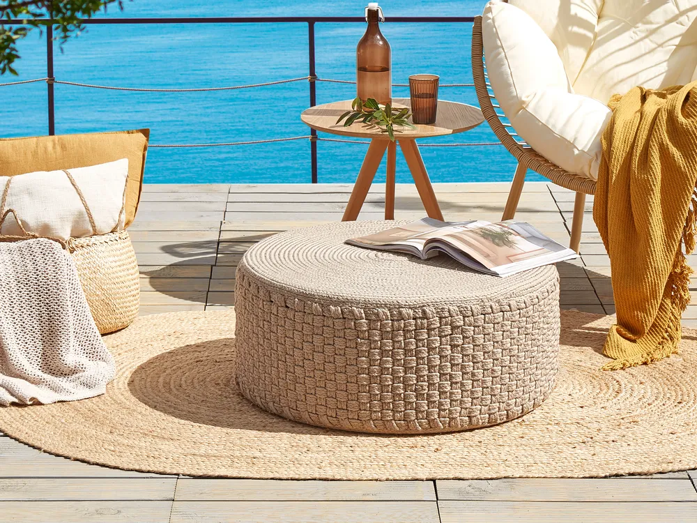 Pouf MITHI Beige
