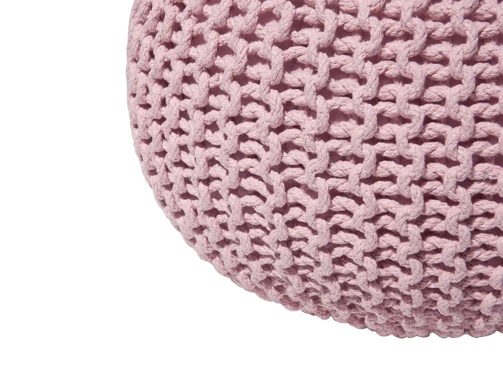 Pouf CONRAD Baumwolle Rosa_813940