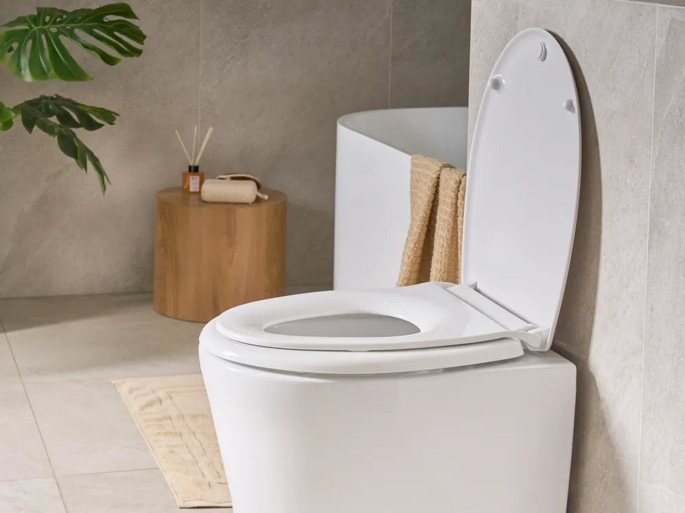 WC-Sitz FAGNANO Soft-Close-Funktion 2 in 1 Duroplast Weiß_1016471