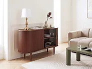 2 Door Sideboard LAURA Dark Brown_1166683