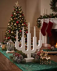 Christmas Decoration LED BJORKAN 42 cm White_1161634