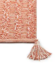 Teppich MUGLA Orange 140 x 200 cm Baumwolle_839677