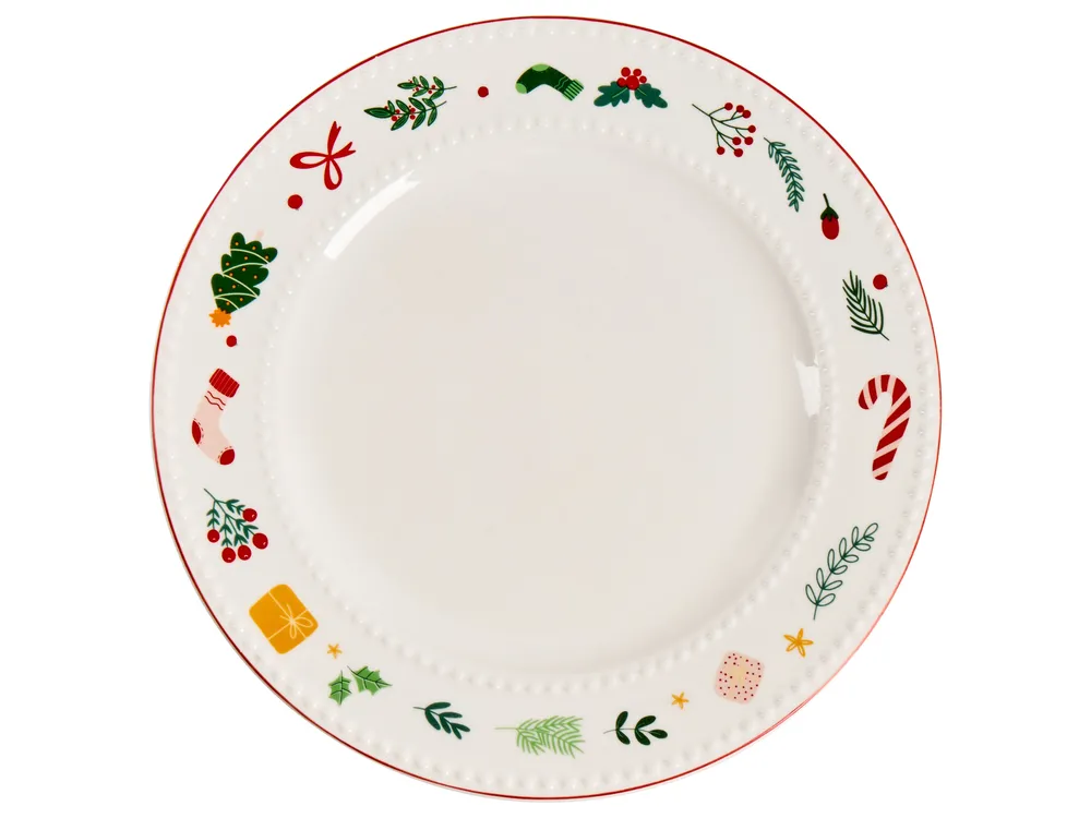 Tafelservice 12-teilig SAFFRON Porzellan Weiß_1026431