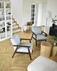 Armchair ASNES Fabric Light Grey_978794