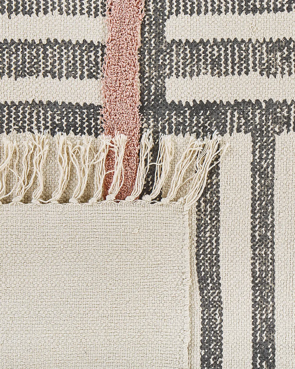 Teppich MURADIYE Beige 140 x 200 cm Baumwolle_817044