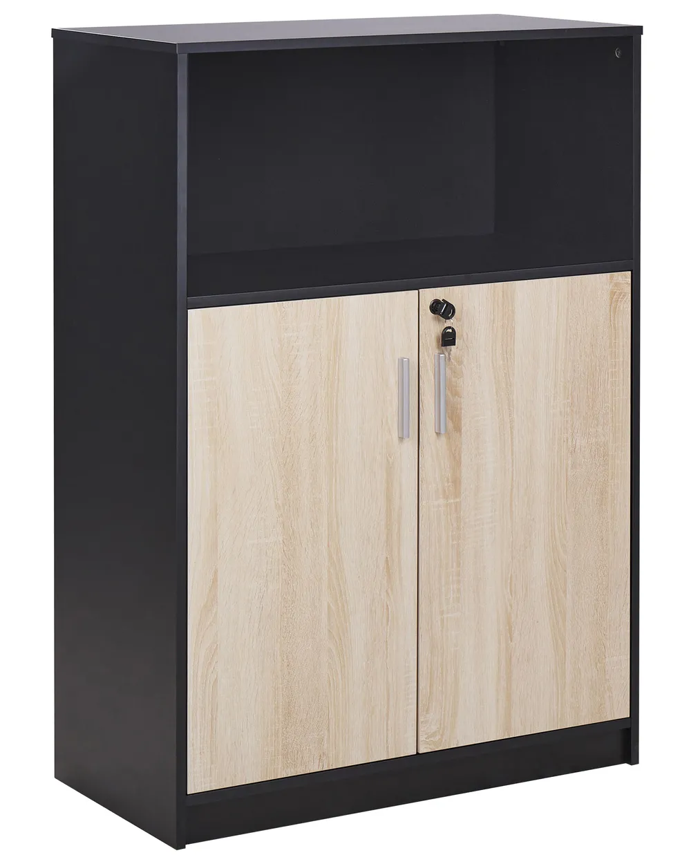 Büroschrank ZEHNA Braun / Schwarz