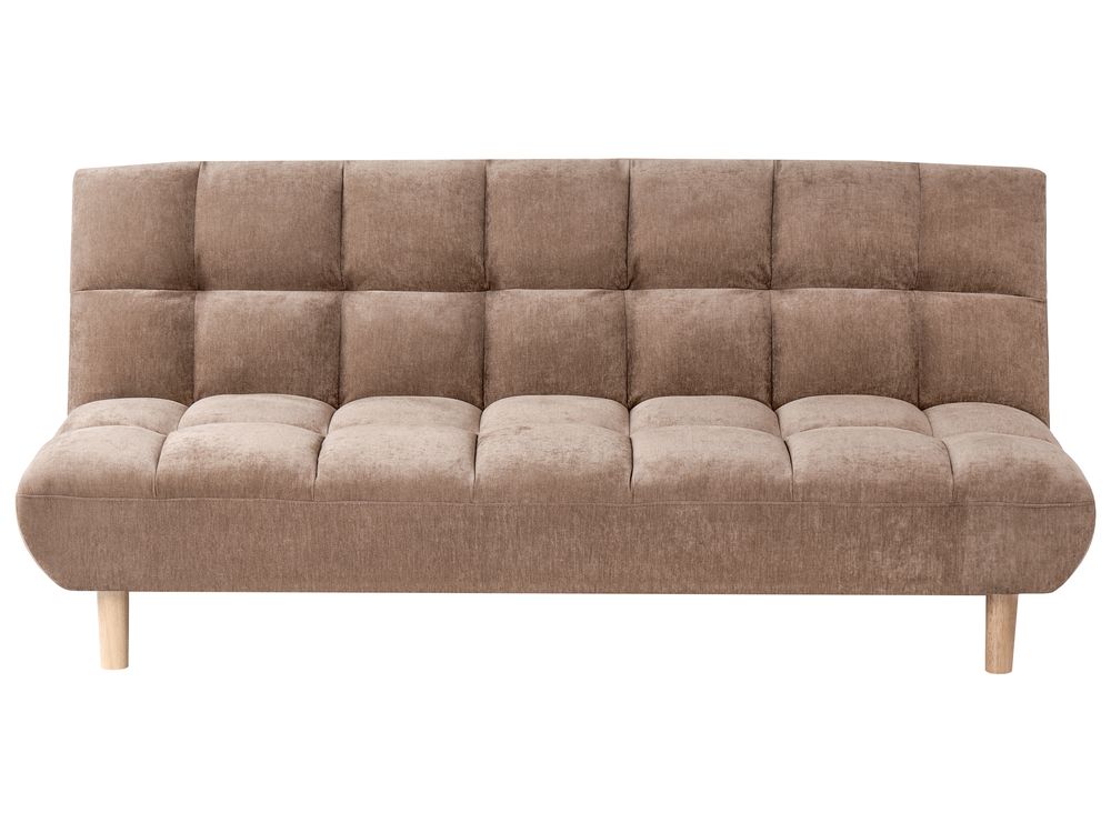 Schlafsofa 2-Sitzer RISOR Stoff Braun
