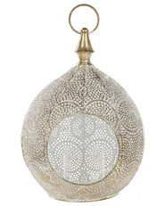 Laterne LAESO 33 cm Metall Gold_787635