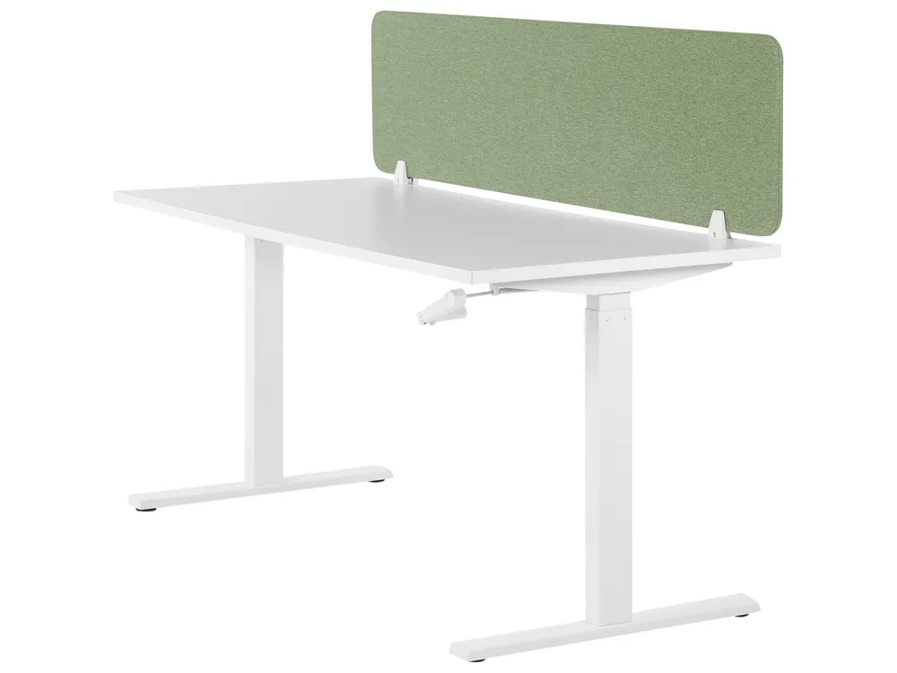 Desk Screen WALLY 160 x 40 cm Green_853193