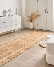 Rug GONDIA Light Beige 80 x 300 cm Jute_1040337