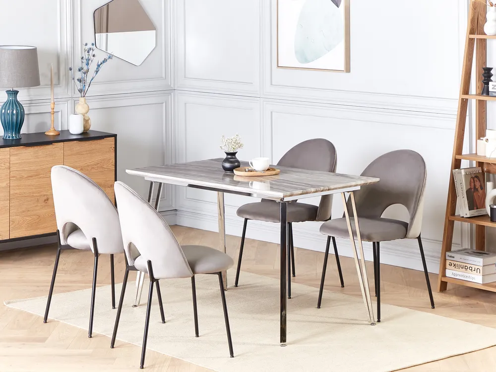 Esstisch GREYTON Weiß 120 cm 70 cm