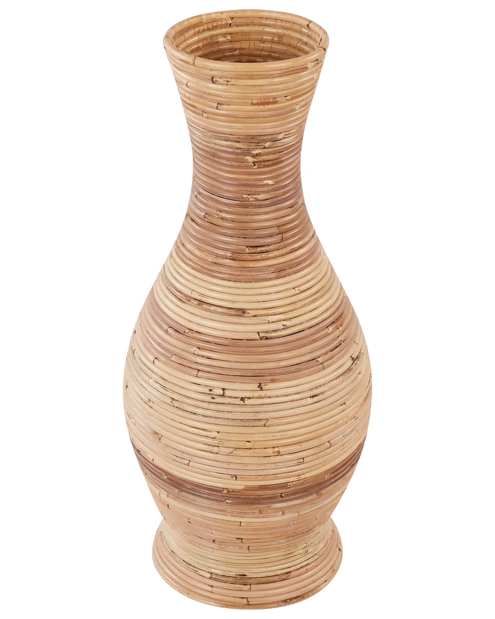 Dekovase TRINISA 70 cm Rattan Naturfarben