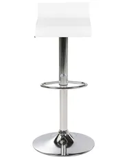 Set mit 2 Barstühlen VALENCIA drehbar Weiß_700780