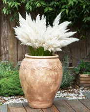 Plant Pot PYRUS 48 cm Brown_933949