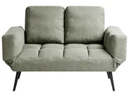 Schlafsofa 2-Sitzer BREKKE Stoff Hellgrün_1068046
