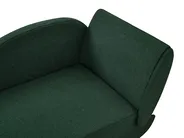 Right-Hand Chaise Longue MERI with Storage Faux Linen Green_937746