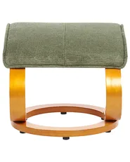 Massagestuhl HERO mit Fußstütze Stoff Grün_964780
