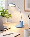 LED Schreibtischlampe VELA mit Dimmer Blau