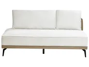 Corner Sofa 3 Seater MYKEN Fabric Off-White Left Hand_939614