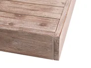 Garten Ecksofa 5-Sitzer MARETTIMO zertifiziertes Akazienholz Rot linksseitig_1081700