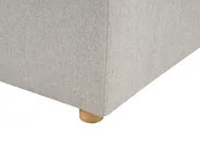 Sofa 3-Sitzer LERMON Stoff Hellgrau_898610