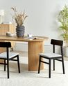 Esszimmerstuhl 2er Set STACY Holz Hellgrau