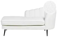 Rechtszijdige chaise longue ALLIER Bouclé Gebroken wit_879191