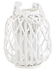 Lantern MAURITIUS 30 cm Willow Wood White_734178