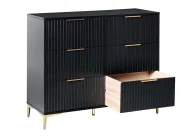 6 Drawer Chest WALCOTT Black_1007123