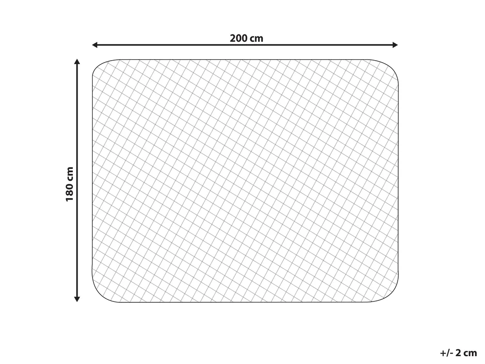 Polyester-Matratzenschoner VILLUERCA 180 x 200 cm_823274