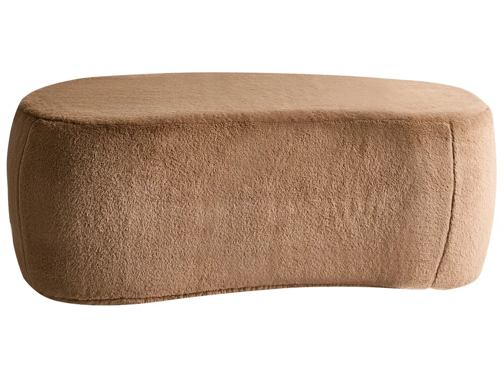 Pouf BAYARD Webpelz Hellbraun_1012205
