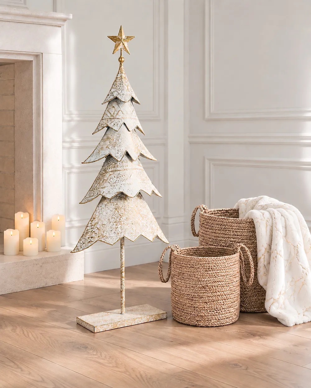 Christmas Decoration HANKO 98 cm Christmas Tree Gold_1170919