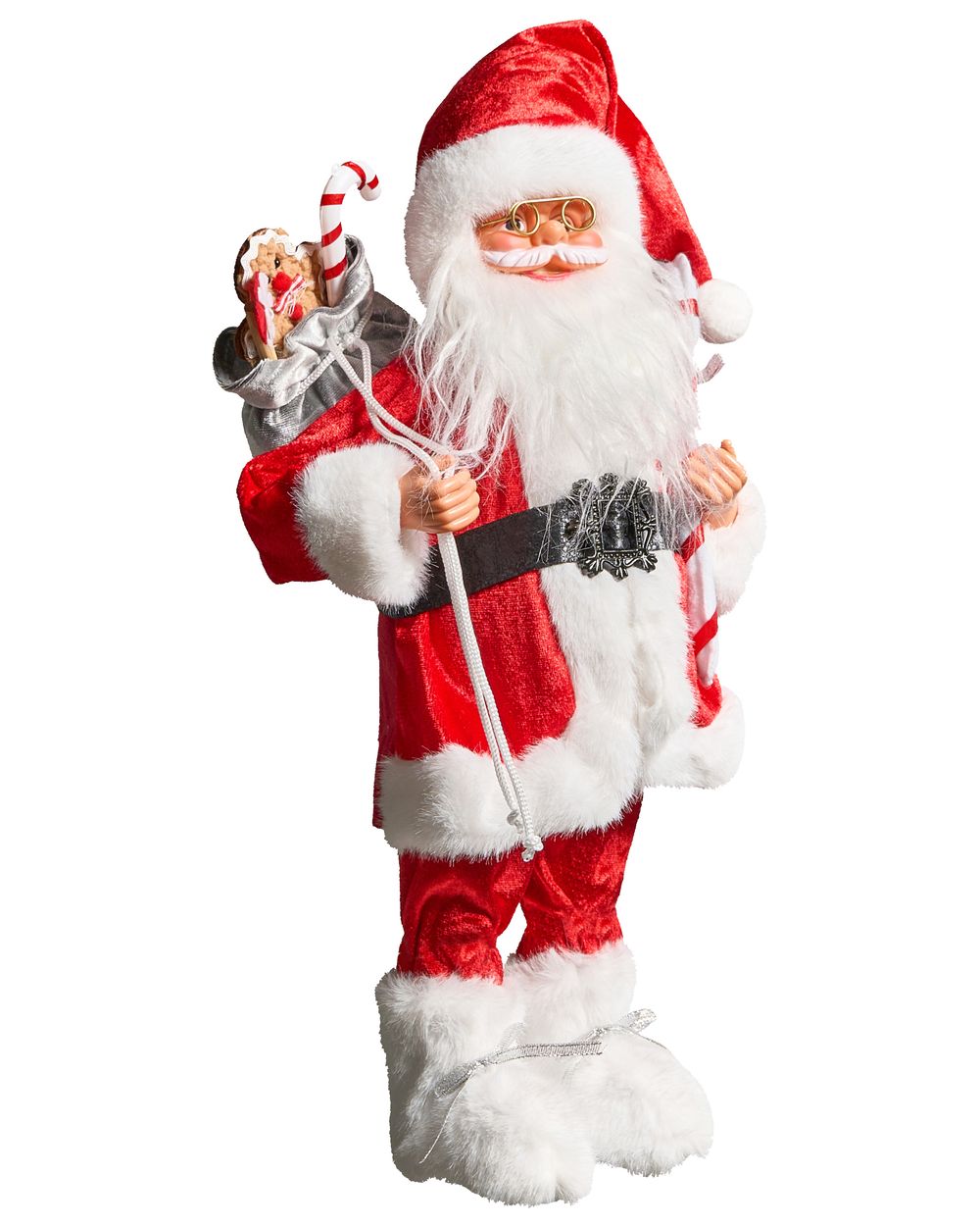 Kerstdecoratie ORMSAVATNET 45 cm Kerstman Rood