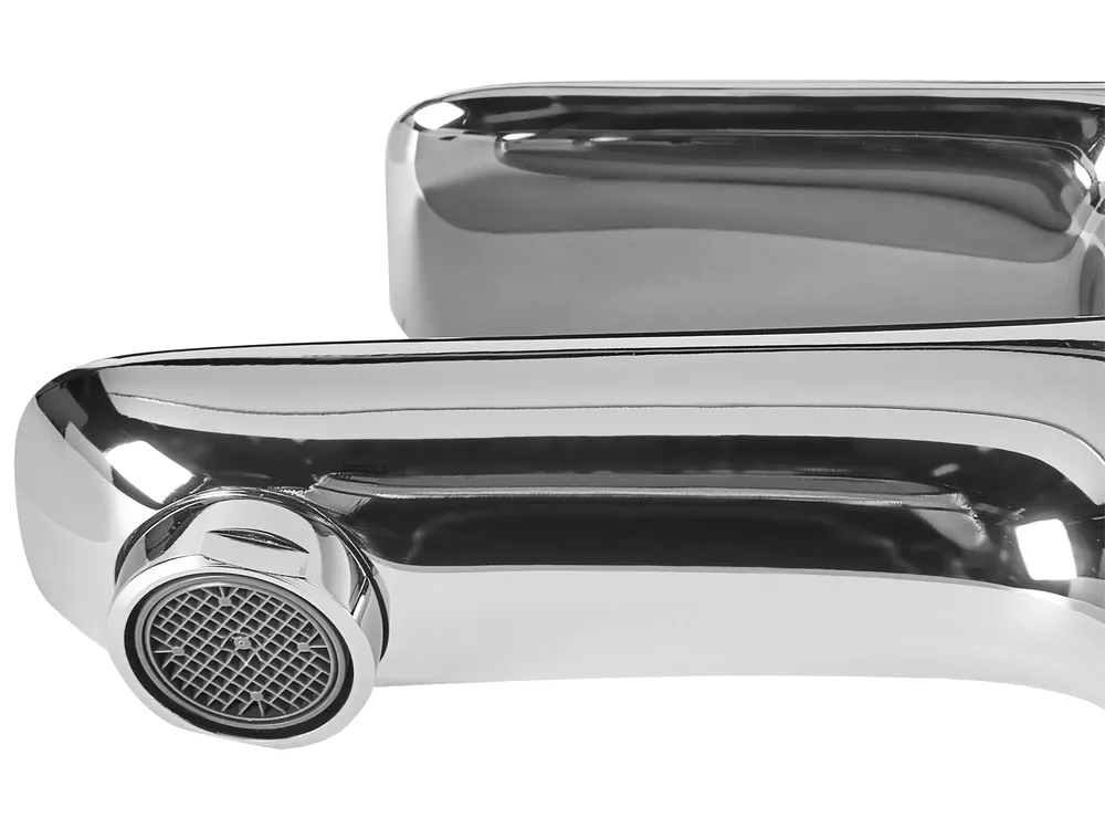 Hoge wastafelmengkraan CHIMBOTE Messing Zilver_998960