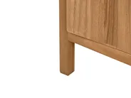 Outdoor-Küche 3er Set mit Spüle VENOSA Braun / Silber Akazienholz_984723