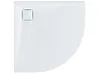 Duschwanne PARON 90 x 90 x 3 cm Weiß