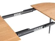 Ausziehbarer Esstisch CLAVET Hellbraun 120/160 cm 80 cm_975615
