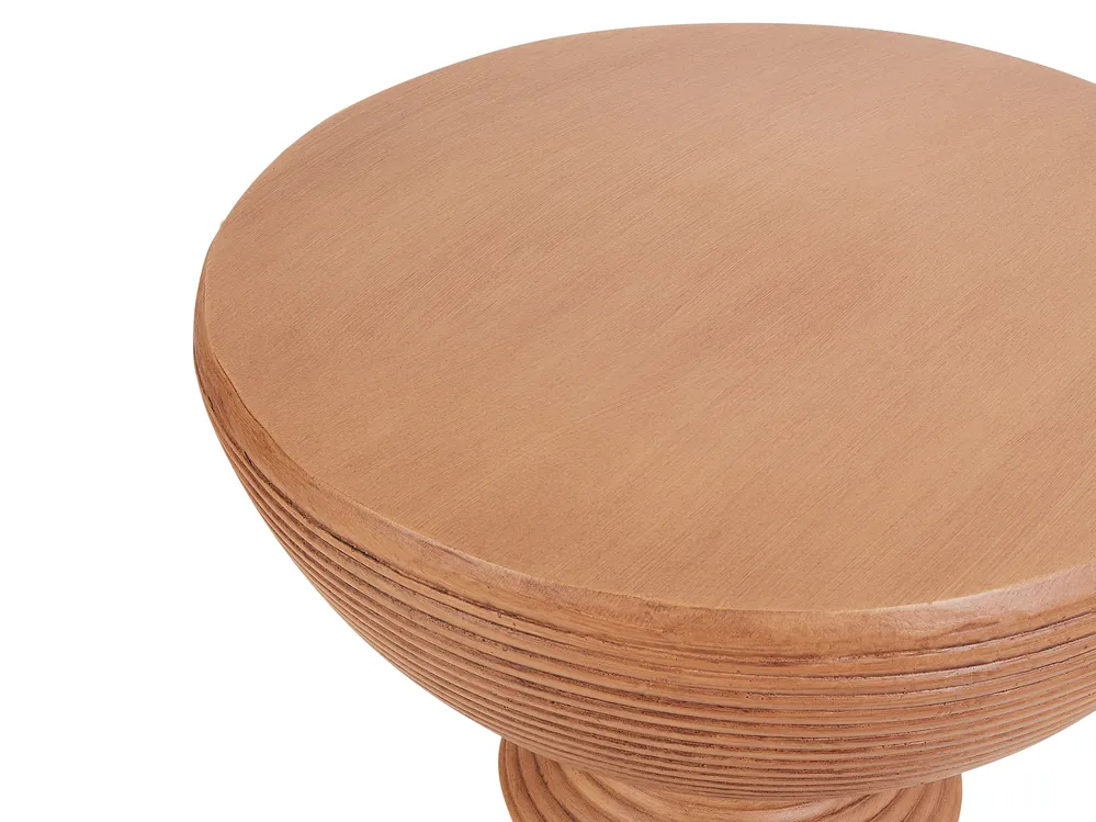 Beistelltisch CALDARO 40 cm 40 cm Holzoptik Braun_918884