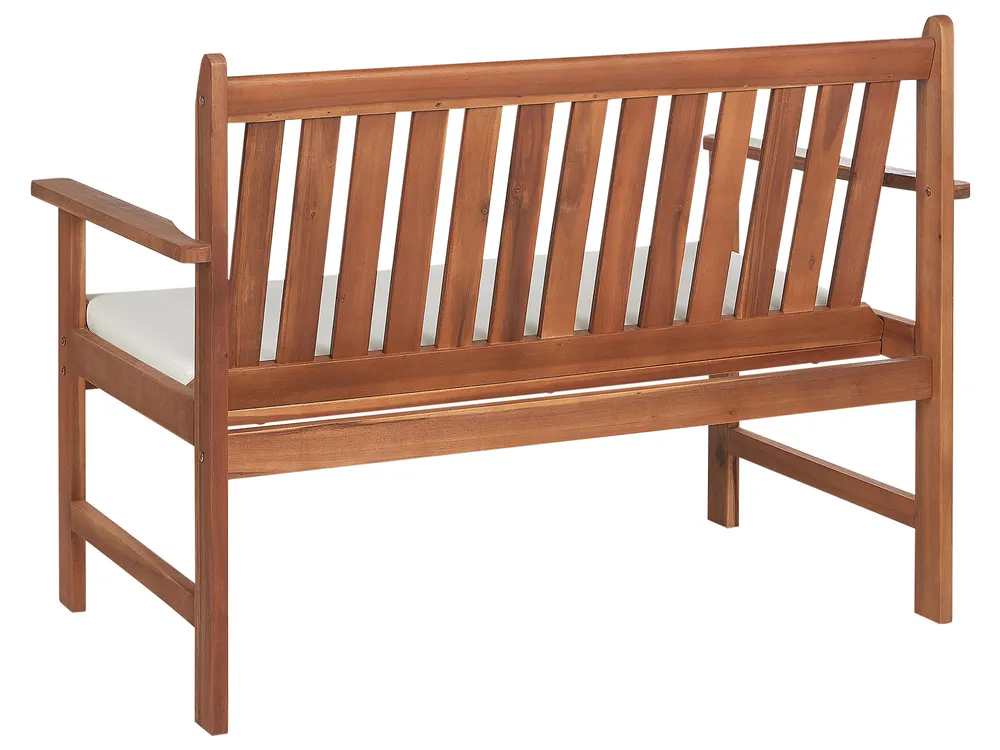 Garden Lounge Set with Table 4 Seater ALTIDONA Acacia Wood Off-White_922434