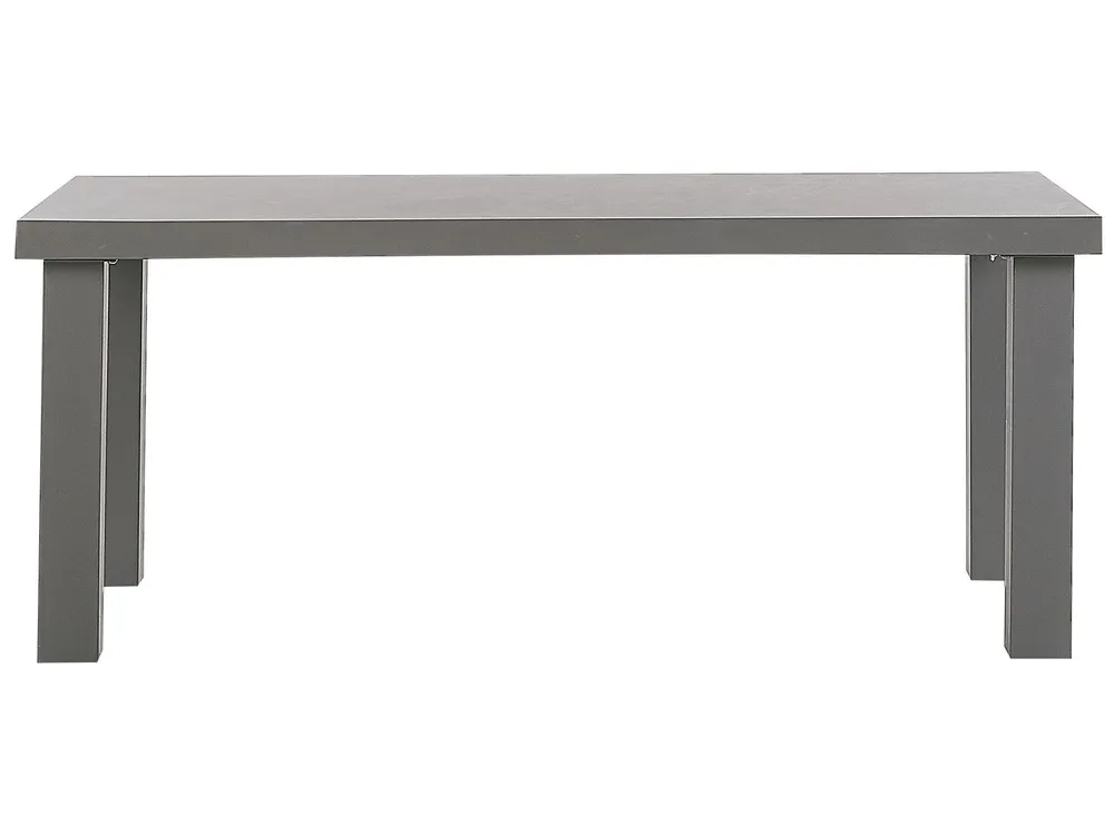 Gartenmöbel Set mit Hockern 6-Sitzer TARANTO Beton Grau_775825