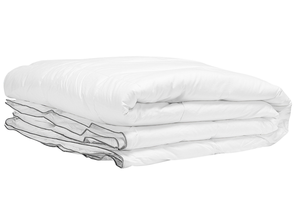 VITAPUR - Piumino Matrimoniale 4 Stagioni 250x200 Cm Realizzato Con Cotone Grezzo E Fibra Di Bambù | Traspirante Ideale Per Pelli Sensibili, Per Chi Suda Molto, Per Un Riposo Sempre Fresco E Asciutto