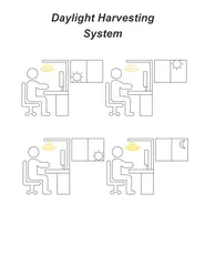 LED Floor Lamp MENSA with Motion Sensor Metal Silver_850579